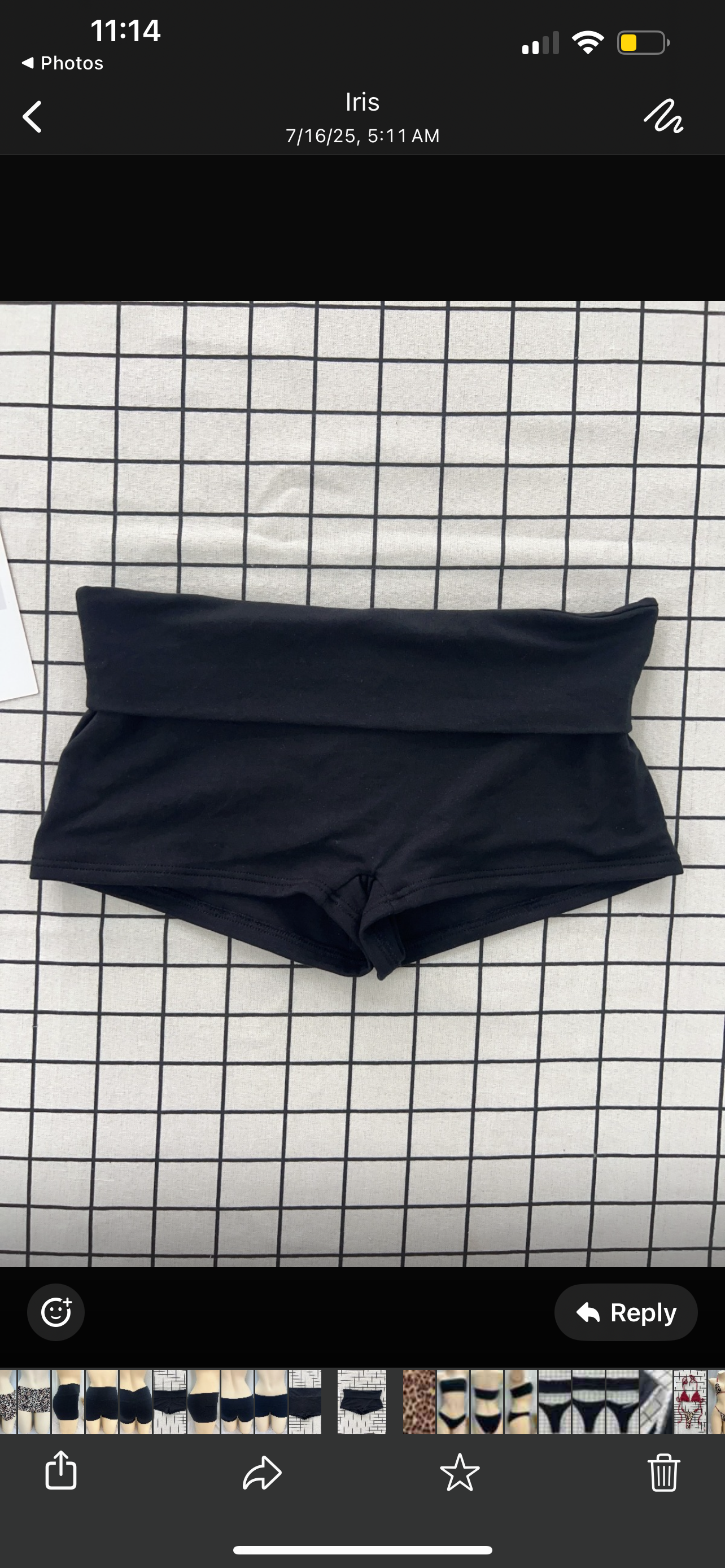 Black Micro Shorts