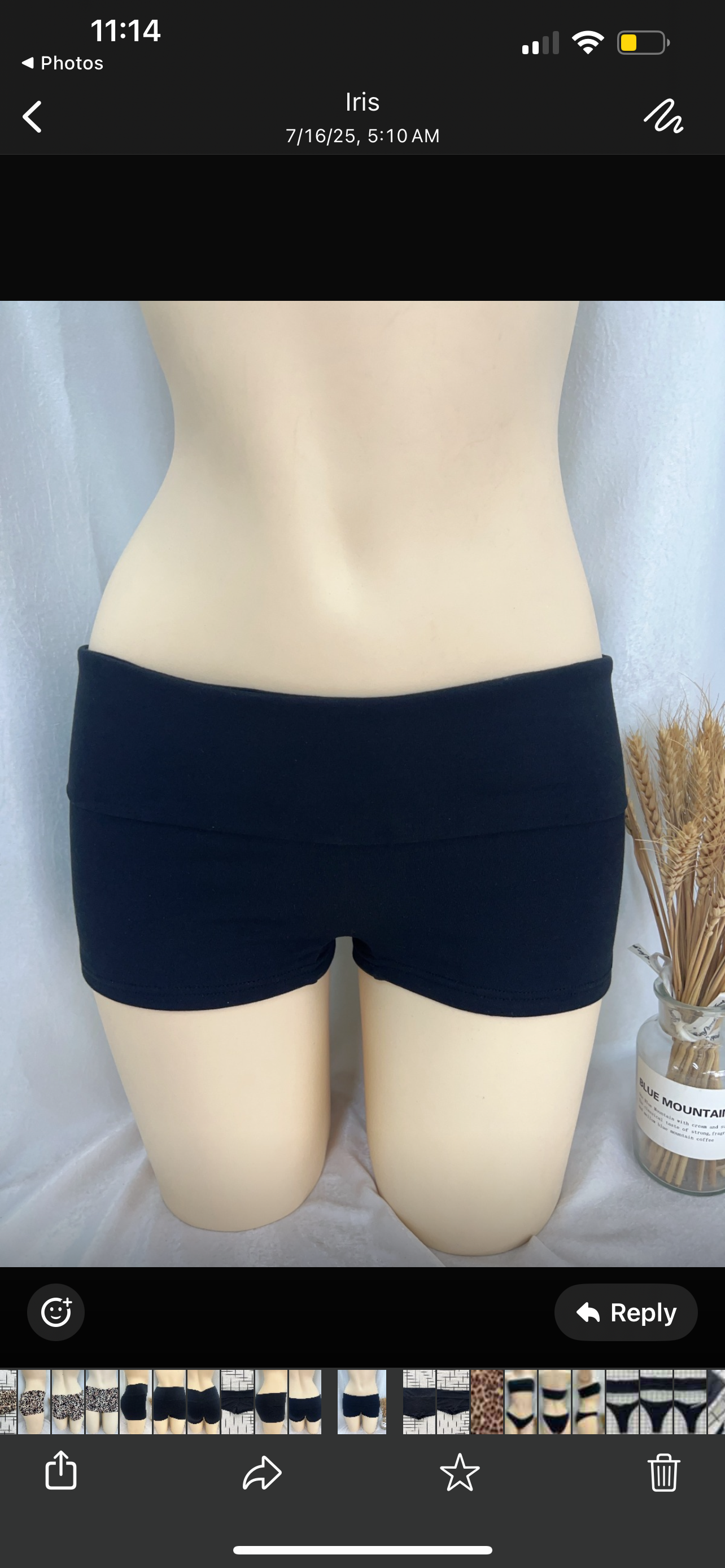 Black Micro Shorts