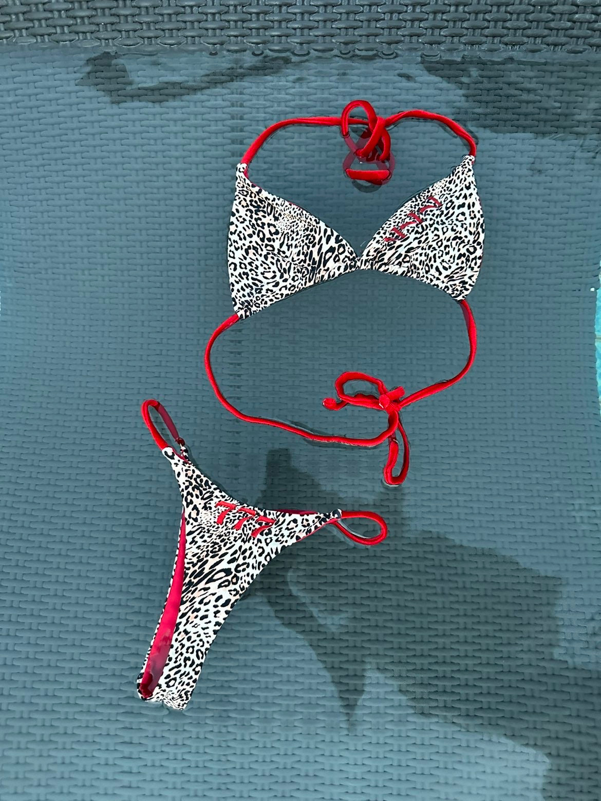 Cheetah Angel Number Bikini Bottoms