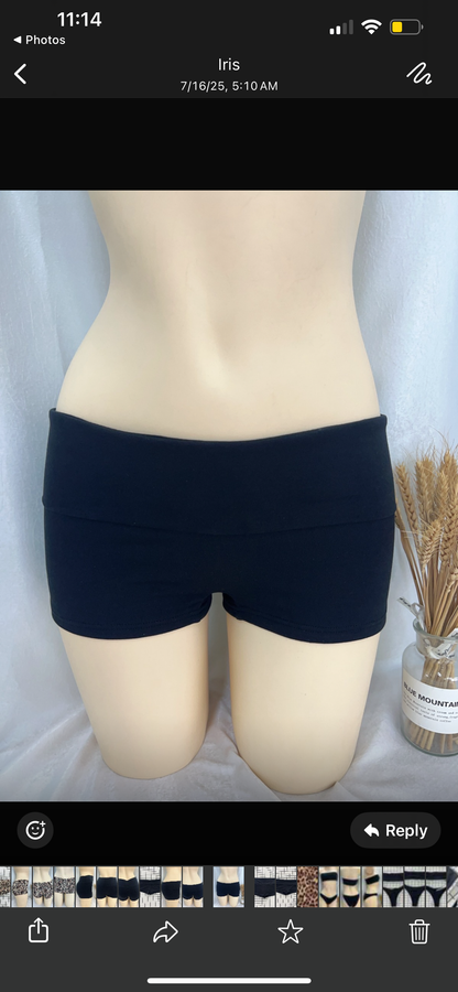 Black Micro Shorts
