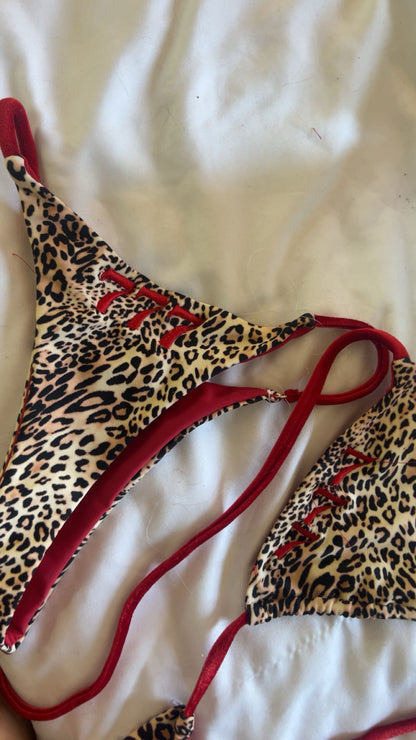 Cheetah Angel Number Bikini Bottoms